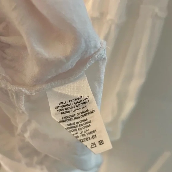 Ardene White Tie Front Maxi Dress Boho Cottagecore - Picture 4 of 5